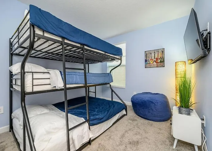 Close To Disney & Other Theme Parks,Private Heated Poolspa, Bbq & Game Rm