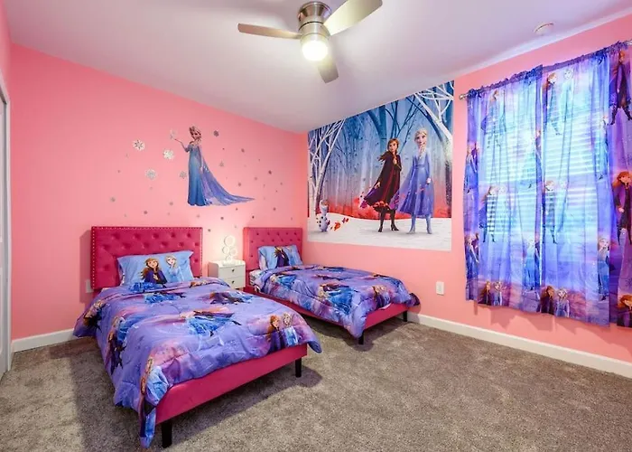 Close To Disney & Other Theme Parks,Private Heated Poolspa, Bbq & Game Rm