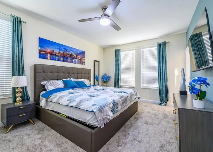 Close To Disney & Other Theme Parks,Private Heated Poolspa, Bbq & Game Rm